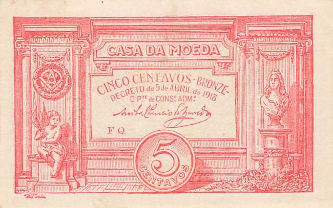 5 Centavos 5.4.1918